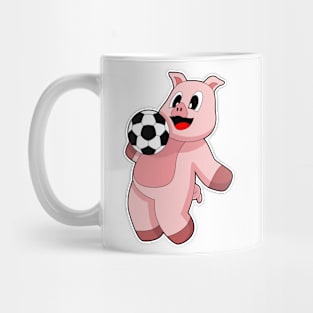 Pig Soccer player Soccer Mug